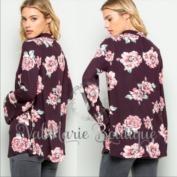 Soft brushed plum ultra soft choker top - Picture 4 of 4